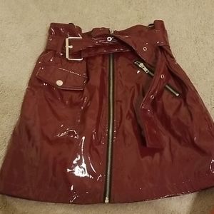 Leather skirt